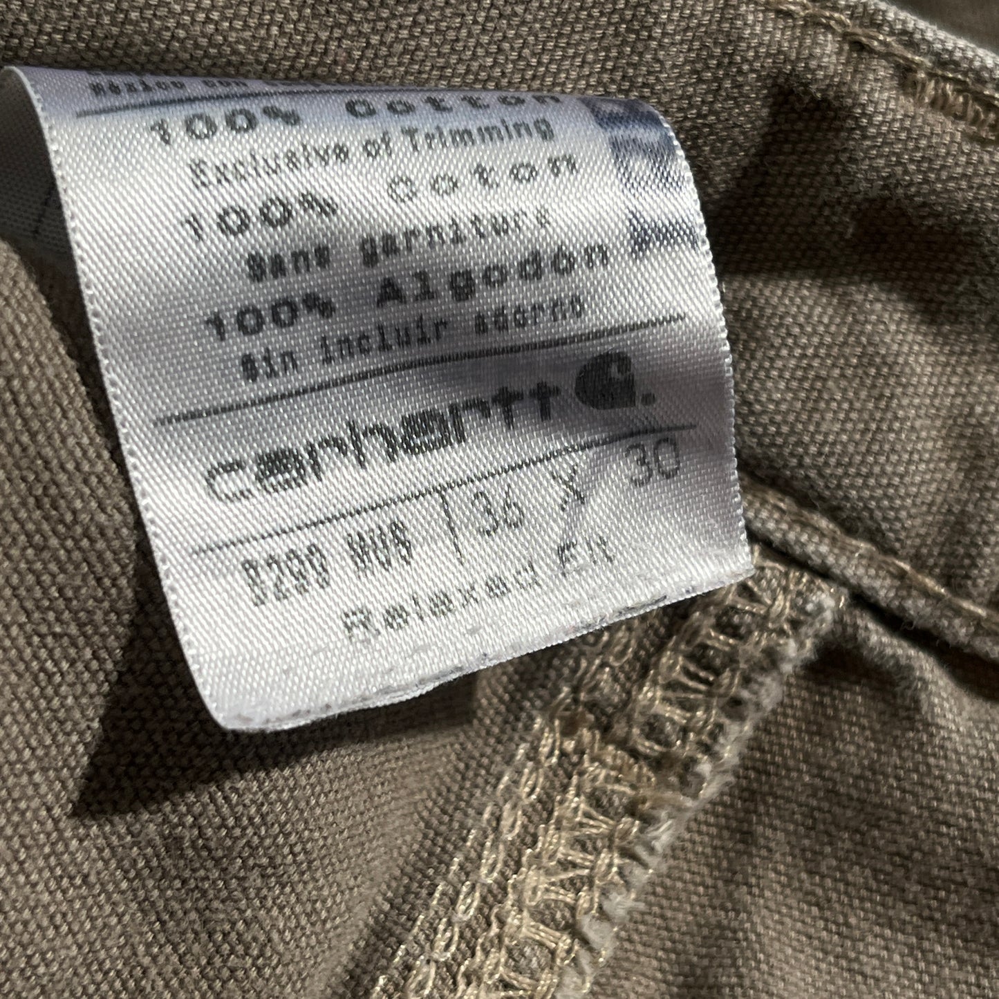 Thrifted 36x30 Carhartt baggy pants